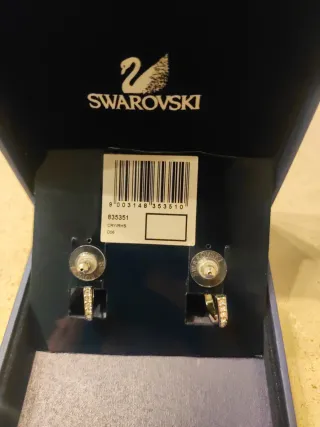 Pendientes Swarovski Plata.
