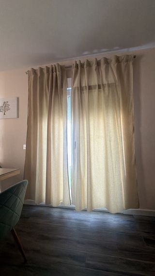 Cortinas Beige 2 patas