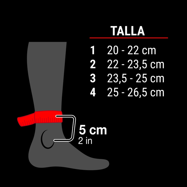 Tobillera de sujeción de ligamentos izquierda/derecha