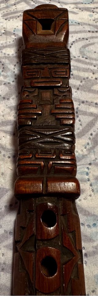 Flauta Tarka Ceremonial Tallada