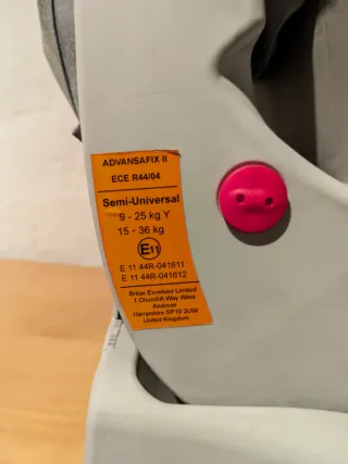 Silla Coche Britax Advansafix II SICT