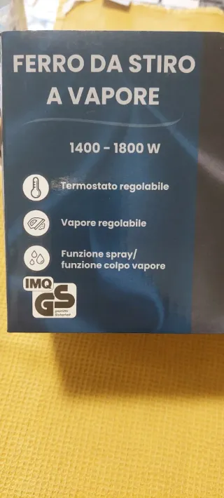 Ferro da stiro a vapore