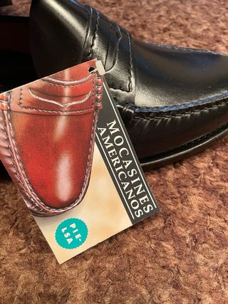 Mocasines Pielsa Piel Talla 42 americanos nuevos