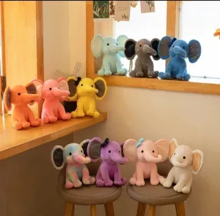 Elefante peluche personalizado bebé bautizo
