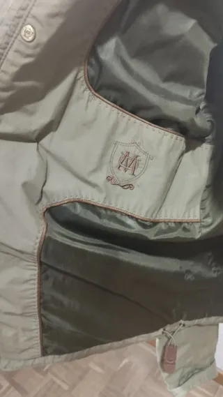 Cazadora Massimo Dutti Hombre Verde Oliva