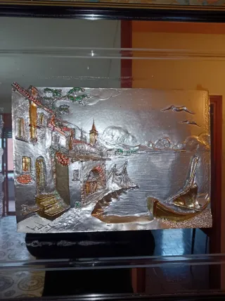 Quadro in rilievo su specchio