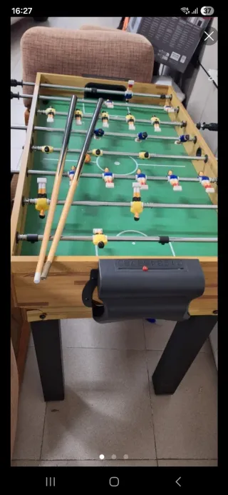Futbolín de mesa