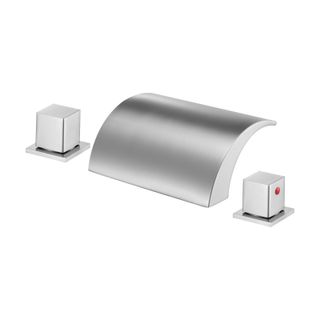 Rubinetto per Vasca da Bagno a Cascata con 3 Fori