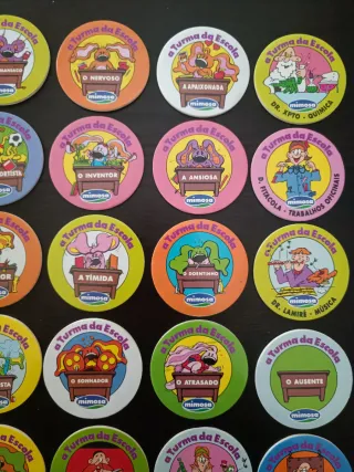 Tazos Mimosa Turma da Escola