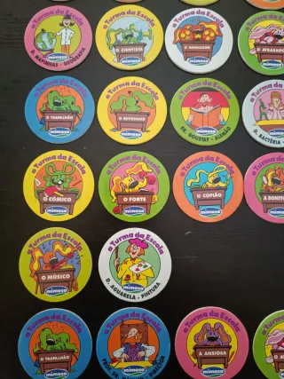 Tazos Mimosa Turma da Escola