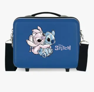Neceser Disney Stitch Azul y Rosa