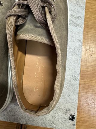 Scarpe uomo scamosciate marroni