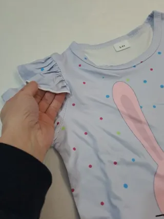 Pigiama bambina 3/4 anni con coniglietto