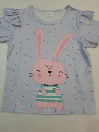 Pigiama bambina 3/4 anni con coniglietto