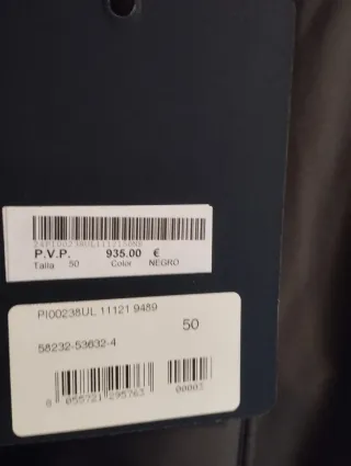 Parka Laminar Herno hombre color negro