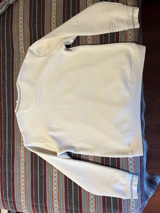 Sudadera Adidas Beige Logo Arqueado