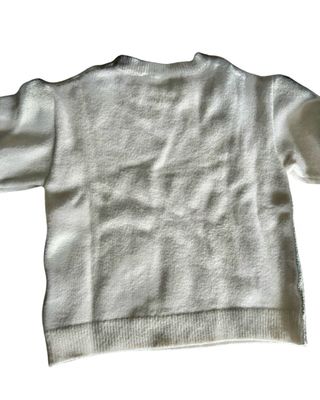 Primigi felpa bimba panna fiori neri 4 anni