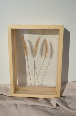 Cuadro Decorativo Hojas Secas