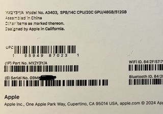 MacBook Pro 16” M4 Pro - Space Gray