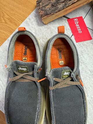 Jeep Sneakers Uomo Grigio Arancio