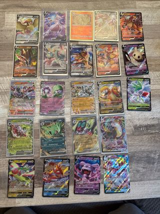 Cartas Pokémon V Pidgeot, Mewtwo, Zamazenta, Dramp
