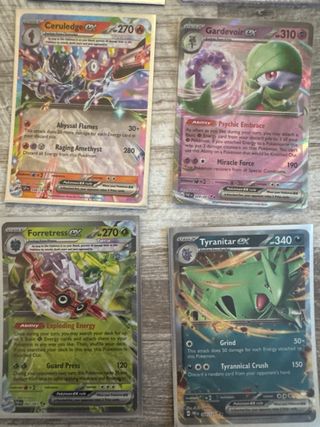 Cartas Pokémon V Pidgeot, Mewtwo, Zamazenta, Dramp