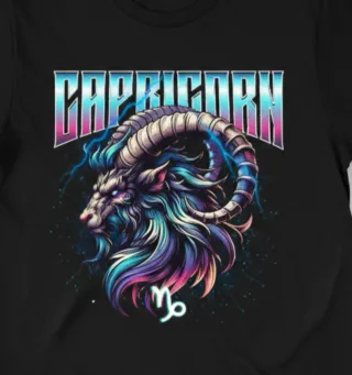 Camiseta Capricornio Horóscopo Talla Única