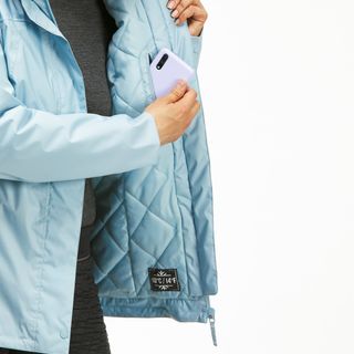 Abrigo de montaña y nieve impermeable Mujer Quechua NH500