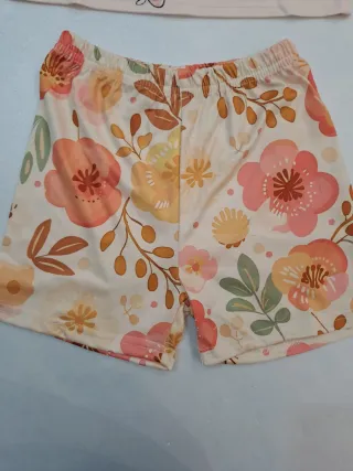 Completo bambina 3/4 anni rosa  arancione