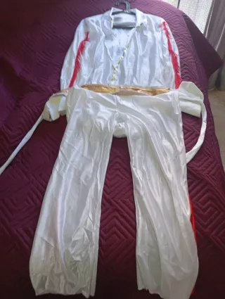 Disfraz Bailarín Blanco y Rojo Talla L