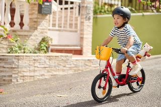 Bicicleta Niños 14" 3-5 Años 2 en 1 Discover 500 Rojo