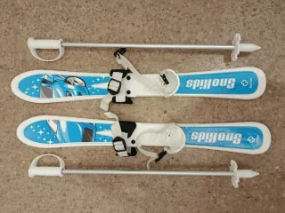 Esquís infantiles Homax SnoKids con bastones