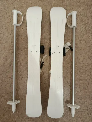 Esquís infantiles Homax SnoKids con bastones