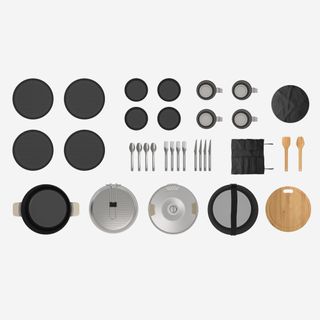 Fiambrera 900 camping XL acero inoxidable +antiadherente 4