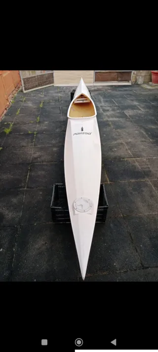 Piragua de pista blanca