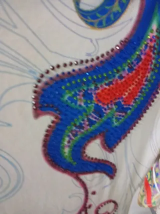 Vestido estampado multicolor Natural