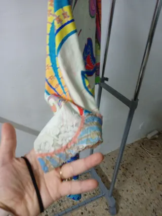 Vestido estampado multicolor Natural