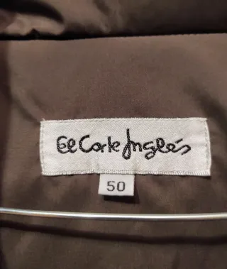 Abrigo tipo Parka acolchado El Corte Inglés rosa