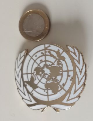 Insignia Metálica Naciones Unidas