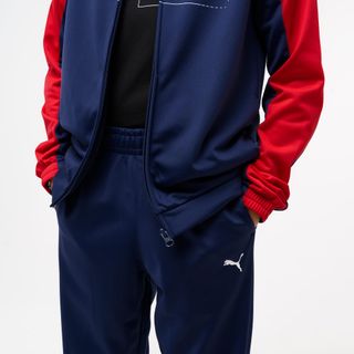 Chándal Puma Niños Azul Rojo Poliéster