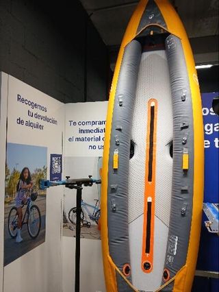 Kayak Hinchable Tribord 100+ Amarillo 2 Plazas
