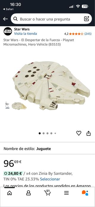 Star Wars El Despertar de la Fuerza Playset