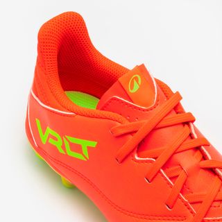 BOTAS DE FÚTBOL NIÑO PIEL CON CORDONES VIRALTO II FG ACID