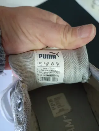 Scarpe Puma donna glitter argento