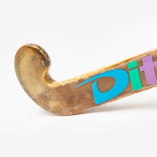 Stick de hockey sobre hierba niños madera DT100 Multicolor