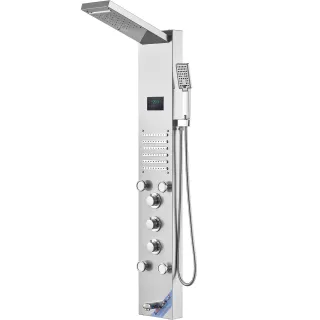 Sistema di pannelli doccia 6 modalità doccia LED