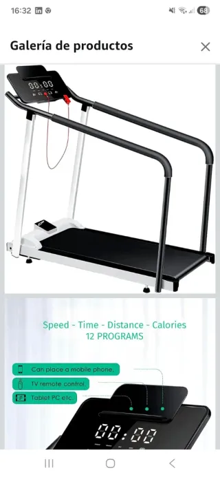 Cinta de andar eléctrica S100 plegable