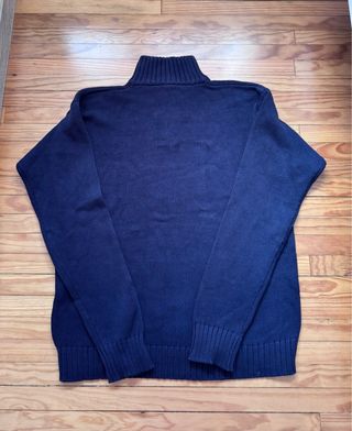 Jersey North Sails cremallera azul vintage