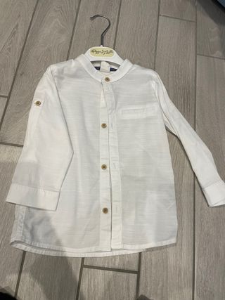 Camicia bambino colletto coreano