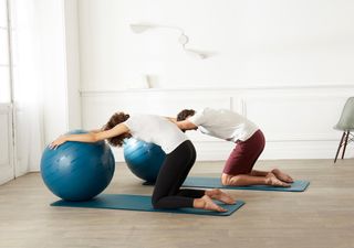 Fitball Pelota Pilates Resistente Talla M - 65 cm Turquesa